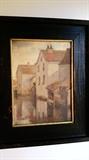 original oil on board - early work by J.S. Mason....see next photo for signature      first floor
