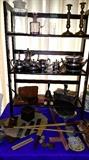 silver plate holloware, other various cool stuff....    first floor