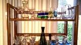 Mid Century lodern glassware...Orrefors and Kosta...Iittala...signed pieces by unknown artist     first floor