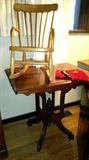 solid walnute eastlake parlor table - good condition and shockingly sturdy...   