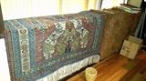 Caucasian tuba or bidjov nice vintage hand knotted  carpet  second floor