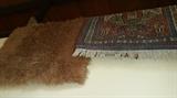 Caucasian area rug....mid cen felted shag area rug    second floor