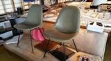 Eames wire frame chairs for Herman Miller....classic!     top floor 