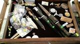 WWII battleground souvenirs....literally -- daggers, pins, medals....   first floor