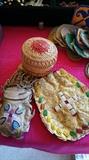 native leather medicine bags....Makah basket   first floor 