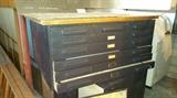 eight drawer flat file - large and heavy but very cool    garage
