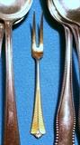 David Anderson enameled sterling fork