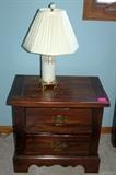 Nightstands and lamps (2 each)