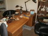 Nice Desk and Chairs and Lamos