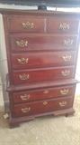 Queen Anne tall boy dresser