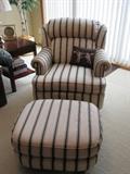 side chair and ottoman