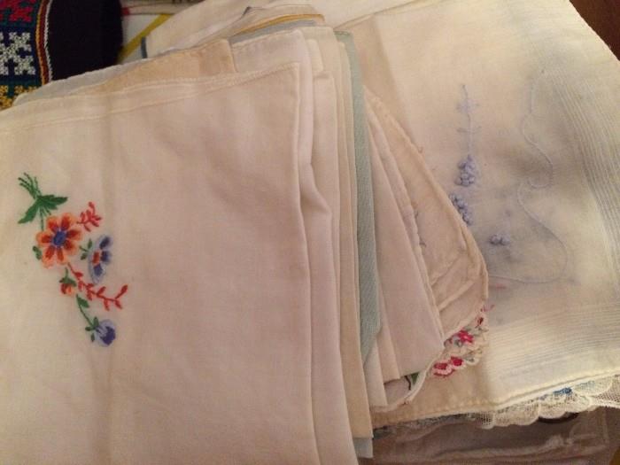 Tons of Vintage Linens