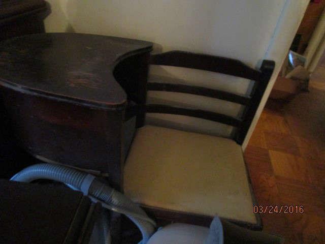 ANOTHER VIEW OF TELEPHONE TABLE WITH CHAIR