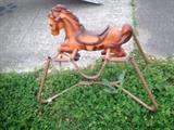 Vintage ORIGINAL Childs Rocking Horse - SO CUTE