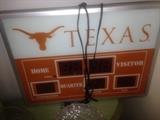 Texas Longhorns digital score board - WORKS! TONS of Texas Longhorns stuff!
