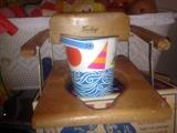 Potty Chair, old tin bucket, original light brite w/ all parts!