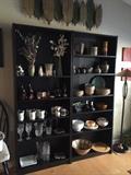 Cabinets. Bowls, Pottery