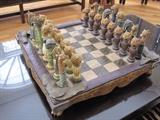 Animal kingdom chess set. 