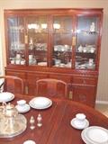 Rosewood dining furniture, sold separately or as a set.