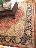 Wool Oriental Area Rug.