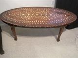Marquetry inlaid Coffee Table.
