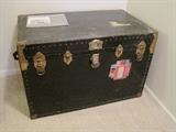 Old Steamer Trunk with White Star Line labels.