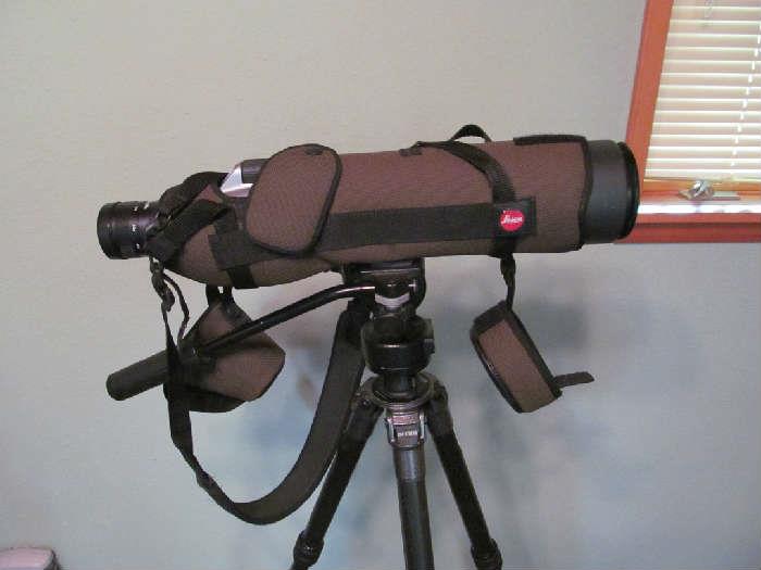 Leica Televid spotting scope with Gitzo tripod