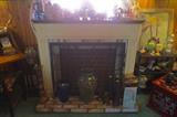 Fire place mantel also a heater