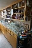 Tons of glassware in all styles and colors