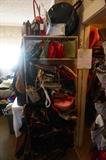 Huge collection of purses