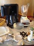blender, food processor, coffee maker