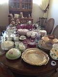 silver serving ware, sterling silver, fine china, bone china, english china, cranberry glass, crystal