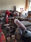Garage is full for a fun outside sale