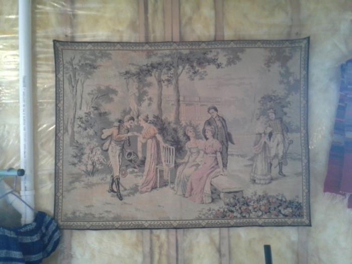 3' X 4' TAPESTRY IN GREAT SHAPE!
