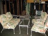 Mint condition wrought iron patio set