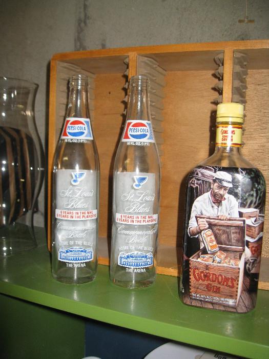 Pepsi collectible bottles