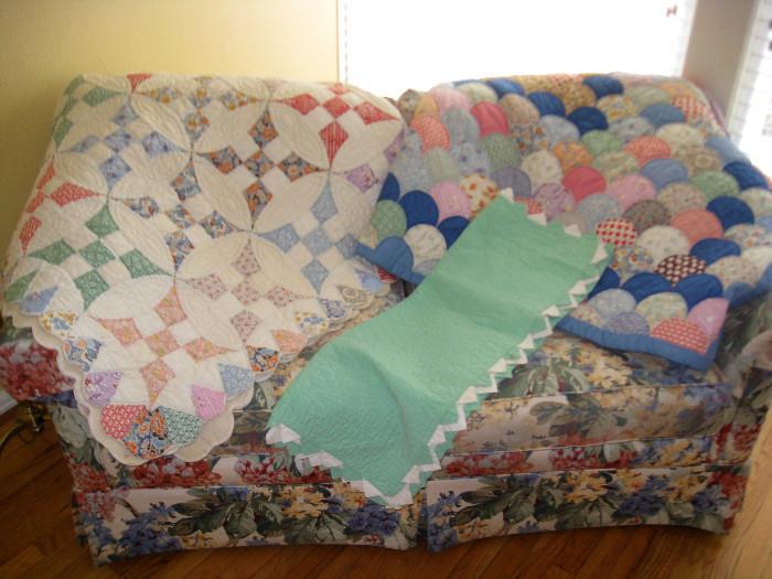 3 quilts (1) baby quilt