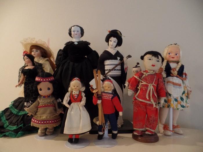 Antique and vintage foreign dolls
