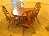 Pedestal Table / 4 Chairs $ 300.00