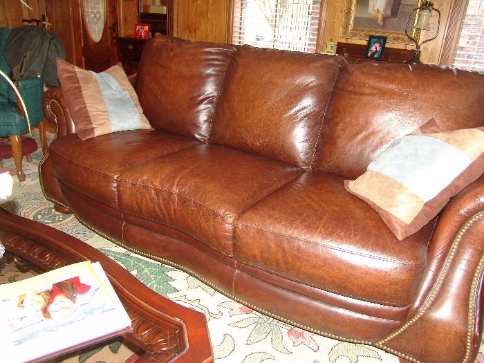 Leatherette sofa, good condition