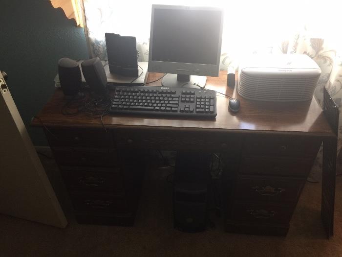 Electronics and desks