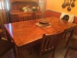 Dining table with 6 chairs