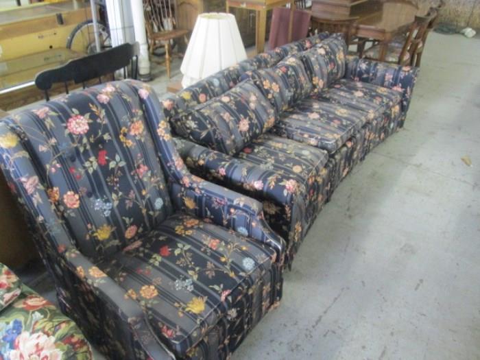 MATCHING SOFA AND CHAIR