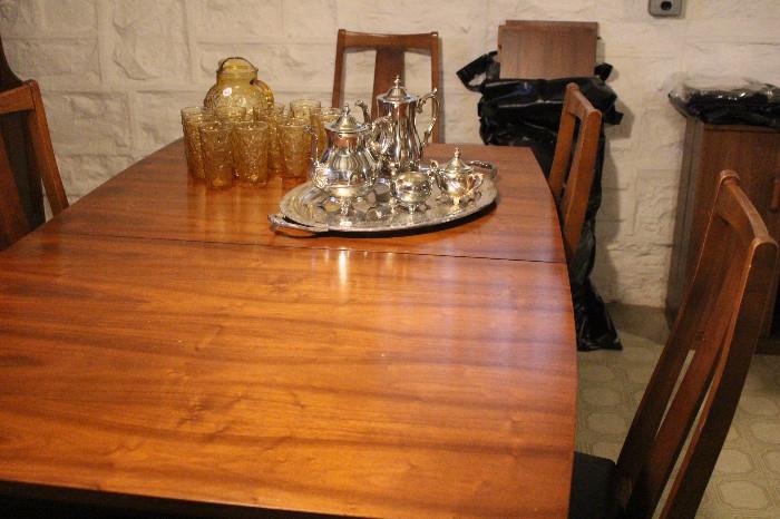 Mid century dining room table