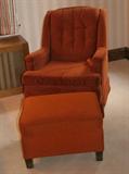 chair with ottoman