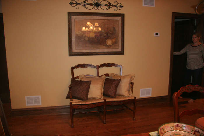 Country French Love Seat