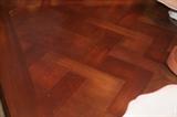 top of Country French dining room table