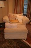 Over stuffed chair, down filled