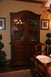 Country French china cabinet