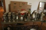 Large selection of Pewter